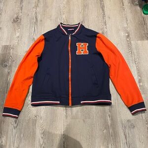 Tommy Hilfiger Varsity Sweater Jacket Men’s Size XL please read description